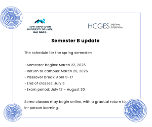 Read more about the article SPRING SEMESTER SCHEDULE