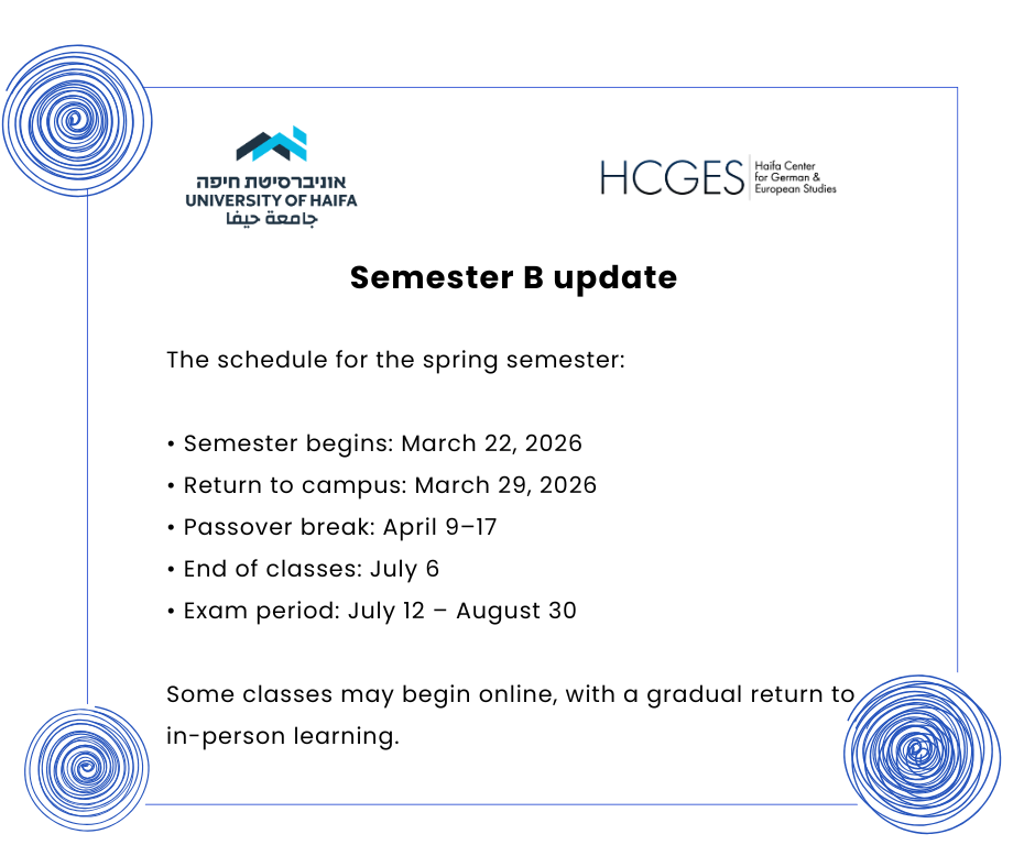 You are currently viewing SPRING SEMESTER SCHEDULE